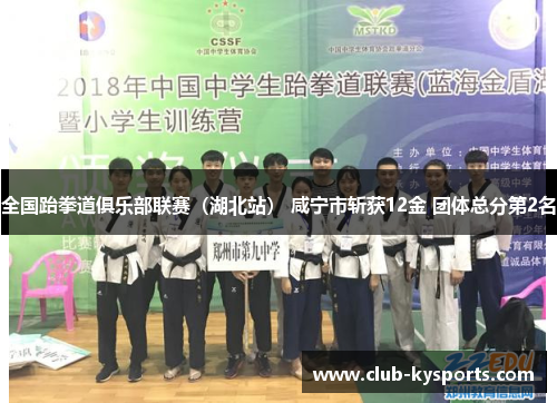 全国跆拳道俱乐部联赛(湖北站) 咸宁市斩获12金 团体总分第2名